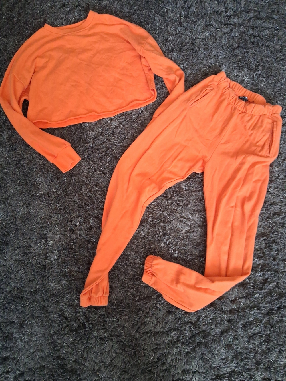 Fashion Nova Orange Cozy Lounge Joggers